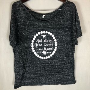 Bella custom Texas Girl  off the shoulder shirt